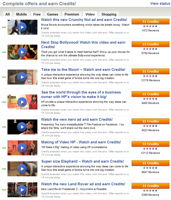 Offerwall
