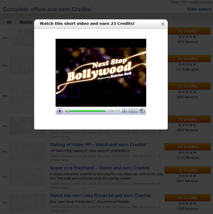 Offerwall